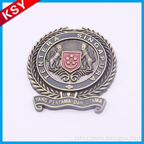 Popular Fine Workmanship Logo Clothing Jeans And Garment Tags Metal Leather Label